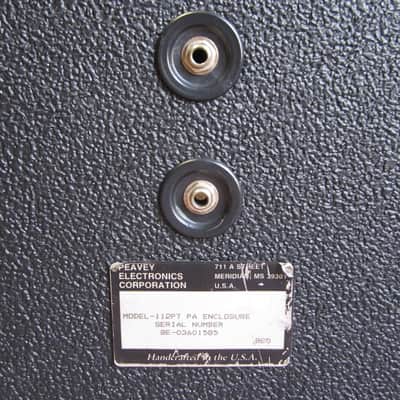 Peavey 112PT PA Enclosure 12-inch Pair with one Peavey stand image 8