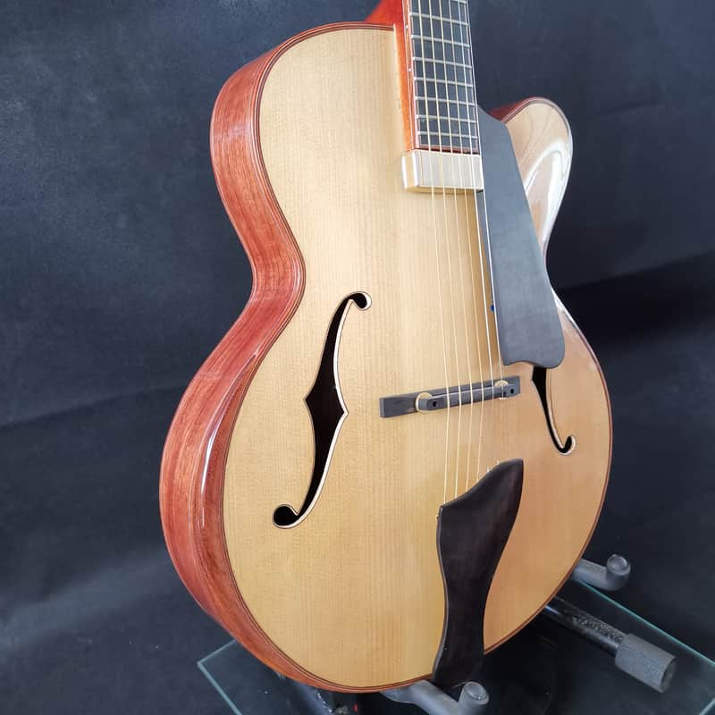 Archtop Acoustic/Maple Hollow body jazz Guitar 2025 Natural image 1