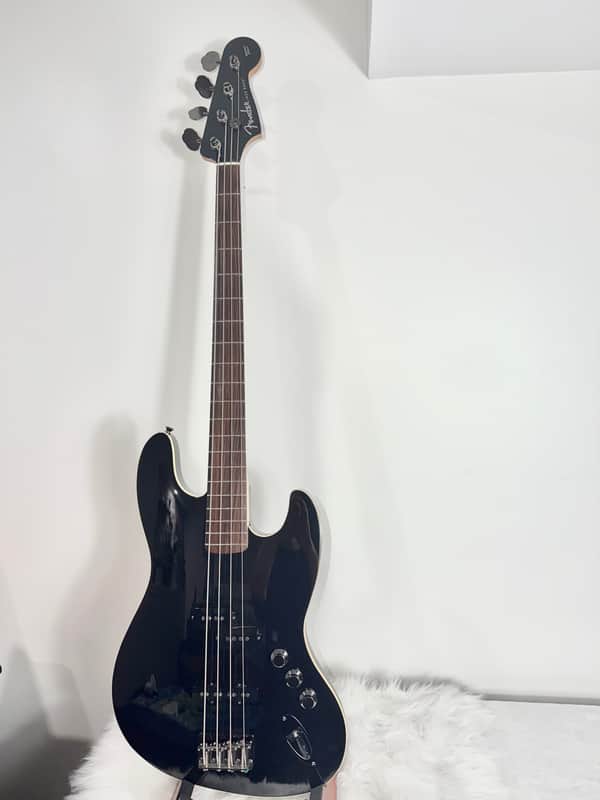 Fender Aerodyne Jazz Bass 2022 - Black image 1