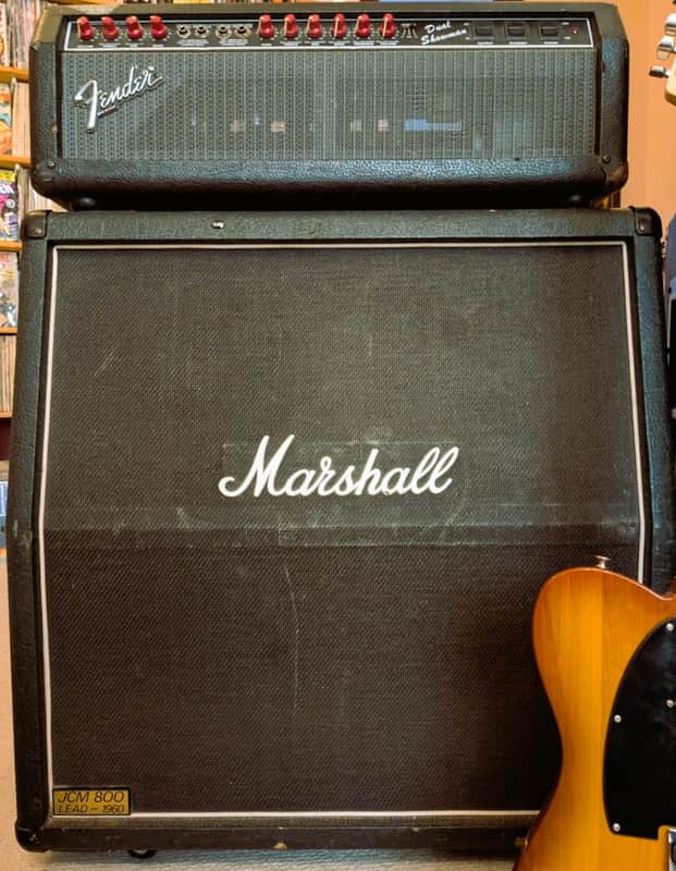 Fender Dual Showman SR 1980s with JCM800 Lead 4 x 12 image 1
