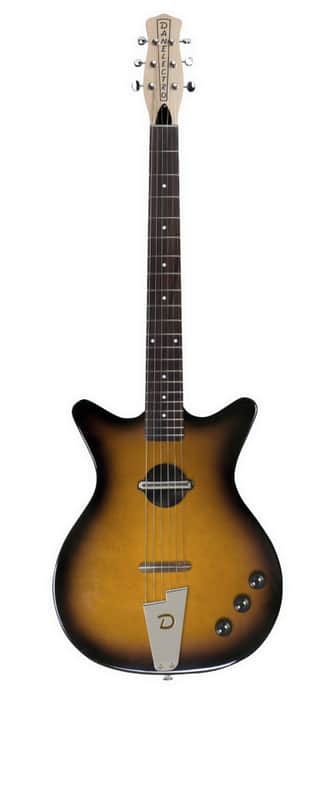 Danelectro Convertible Acoustic-Electric Guitar - Tobacco Sunburst image 1