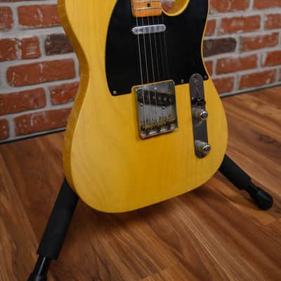 Fender Pre CBS Telecaster Butterscotch Blonde Relic Refin by Joe Riggio 1952 w/Hardshell Case image 6
