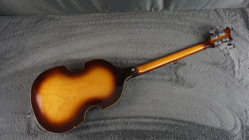 Greco Violin Bass Vintage - Sunburst Semi-Hollow Lefty | Reverb Latvia