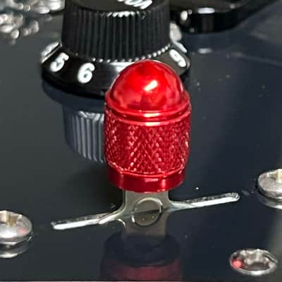 Kinnatone Stubby RED Aluminum 3 or 5 way Blade style Switch Tip. For Strat or Tele image 3