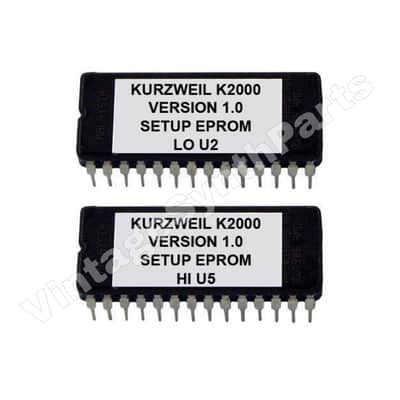Kurzweil k2vx Setup EPROMS v 1.0 for K2000 K2000r K-2000 K-2000R eprom os sampler
