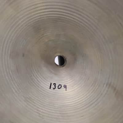 Zilco 16" Medium Thin Crash Cymbal Vintage 1970's 1,309g's image 13