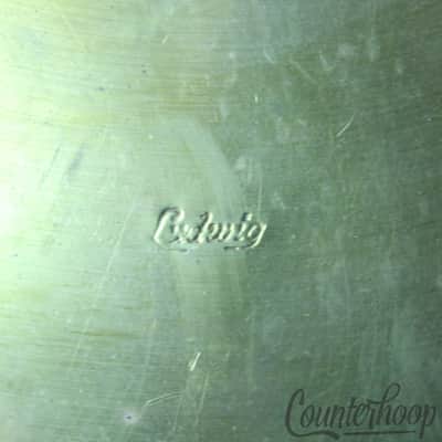 *Ludwig 11" Spun Brass Cymbal Vintage 20s Chicago, USA Script Logo 661g Heavy* image 2