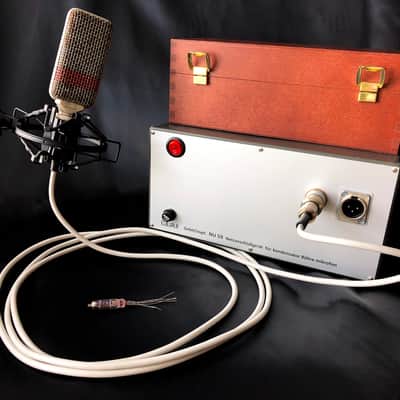 1964 Lomo 19A13 Tube Condenser Microphone Vintage Set image 4