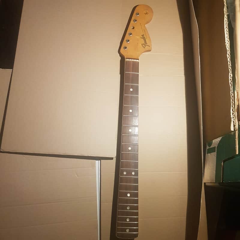 1966 FENDER STRATOCASTER NECK USA with BOUND FINGERBOARD a la RY COODER image 1