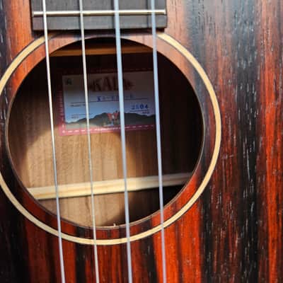 Kala KA-eby-B Baritone ukulele - Ebony image 5