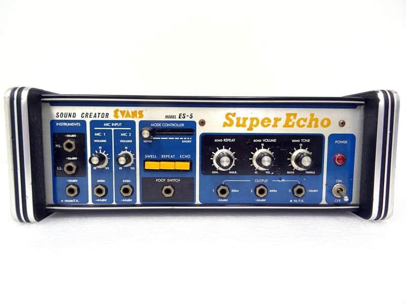 EVANS Super Echo ES-5 Vintage Analog Tape Delay Effect Unit | Reverb EVANS Super Echo ES-5 Vintage Analog Tape Delay Effect Unit | Reverb