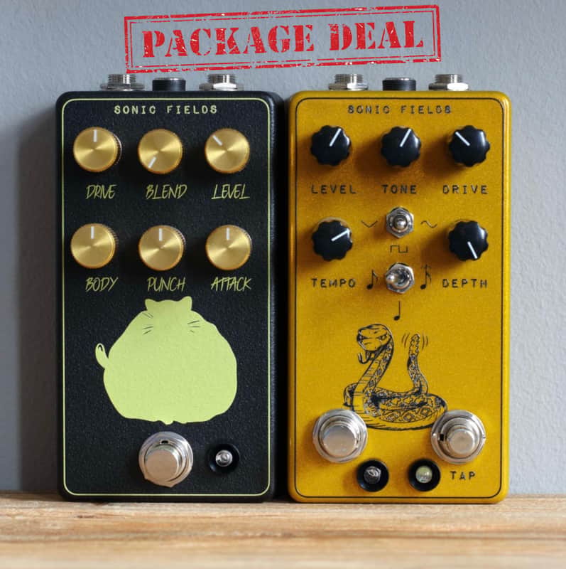 Sonic Fields Fat Cat / RattleSnake - Black & Gold package deal image 1