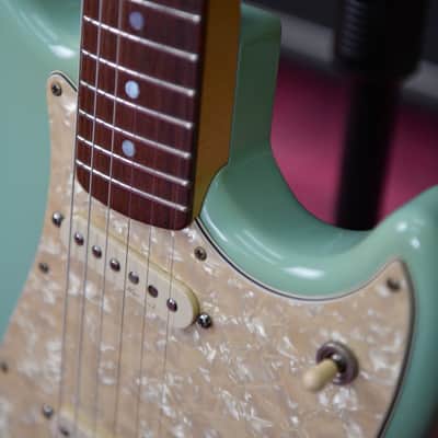 Fender Custom Shop Cyclone Aged Daphne Blue USA 2002 image 11