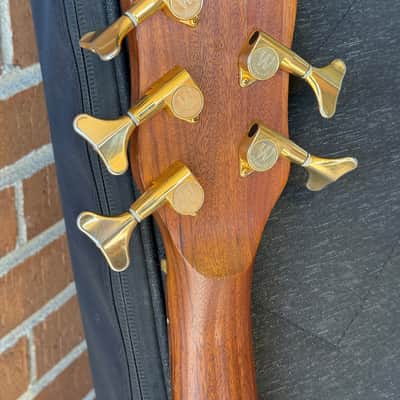 2006 Warwick Corvette FNA Jazzman 5 String with Bag - Honey Violin Oil image 14