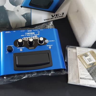 (NEW) Boss VE-1 Vocal Echo Multi-Effect Unit - Blue image 2