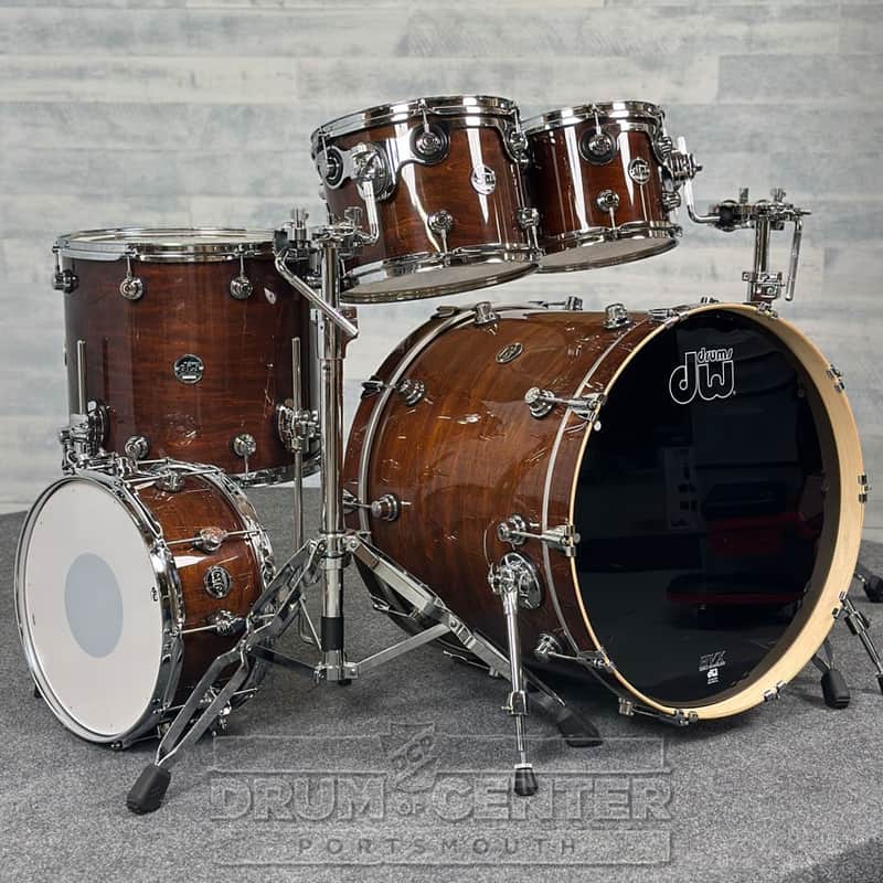 DW Performance 5pc Drum Set w/Snare Walnut Lacquer - DCP Exclusive! image 1