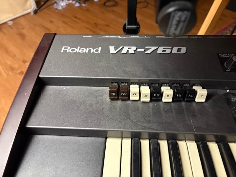 Roland VR-760 76-Key V-Combo Organ 2000s Black image 1