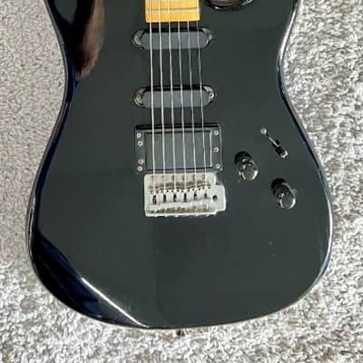 Vintage Aria Pro II SL Series ST-3 HSS Electric Guitar in Black image 1