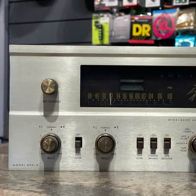 The Fisher 800-B stereophonic tube receiver non functioning as is for parts or restoration image 2