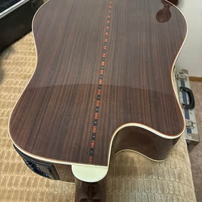Takamine EF360SC Dreadnought with Electronics and natural finish image 4