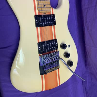 1982 Kramer Pacer Series "B-Plate" Cream/Coral Stripe image 2