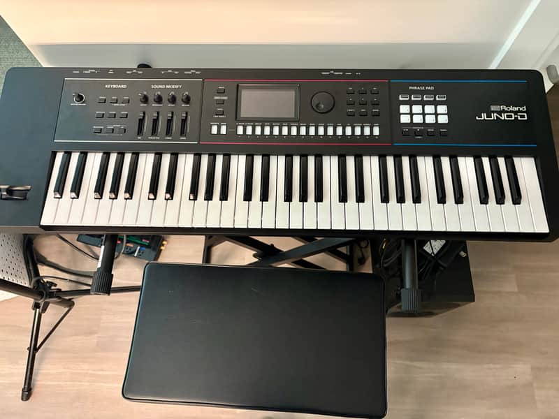 Roland JUNO-D6 61-Key Synthesizer 2024 - Present - Black image 1