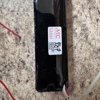 MEC 6 String bass pickups active soap bar 2006 - Black image 13