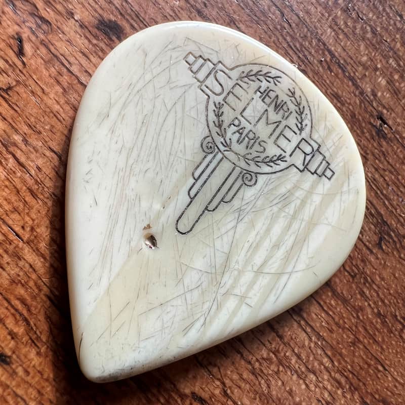 Antique Vintage Selmer Phenolic Gypsy pick Manouche Django Reinhardt Rare image 1