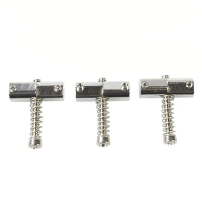 Callaham Enhanced Vintage Compensated Stainless Steel Tele Saddles (3 Pack)