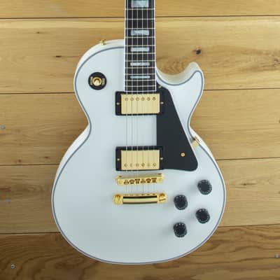 Gibson Custom Les Paul Custom Alpine White Ebony Fingerboard CS500569 image 3