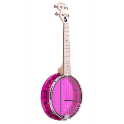 Gold Tone LG-A Little Gem Amethyst Banjo-Ukulele w/Bag image 1