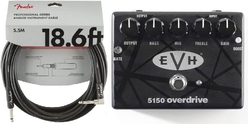MXR EVH 5150 Overdrive Guitar Effects Pedal Eddie Van Halen True Bypass ( FREE FENDER 18FT CABLE ) image 1