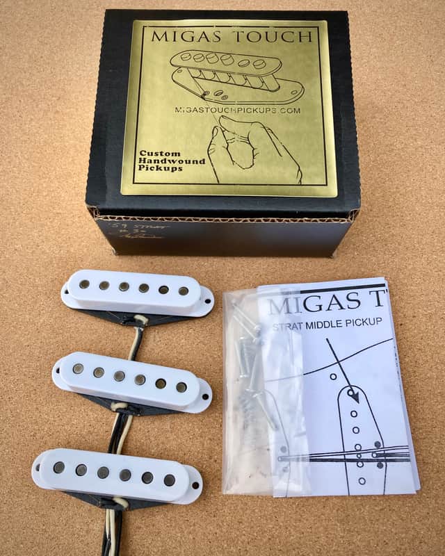 Migas Touch 59 Classic Stratocaster Pickup Set Lacquered image 1