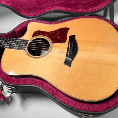 2001 Taylor 710CE Natural Finish Acoustic Guitar w/OHSC image 5