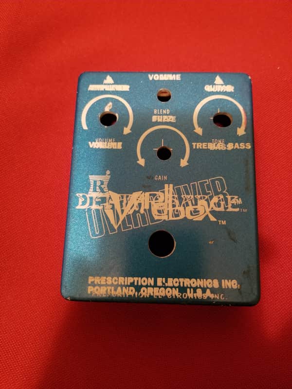 Prescription Electronics Inc.  Yardbox-Depth Charge-Overdriver enclosure  1990's image 1