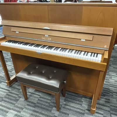 Sauter 122 Vista Upright Piano (2004) - Satin Cherry image 6
