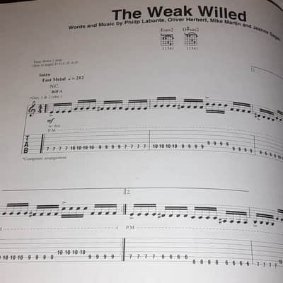 ALL THAT REMAINS - THE FALL OF IDEALS - GUITAR TAB MUSIC BOOK TABLATURE SONGBOOK image 3