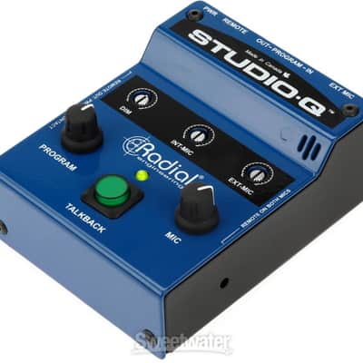 Radial Studio-Q Desktop Cue & Talkback Controller (StudioQd1) image 4