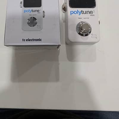 TC Electronic Polytune 3 Mini Polyphonic Tuning Pedal - White image 2