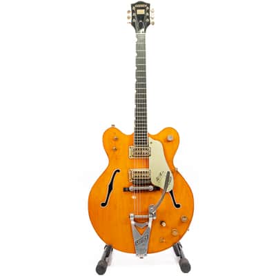 1966 Gretsch 6120 Chet Atkins Nashville Hollow Body Guitar w/ Case Bigsby USA image 4