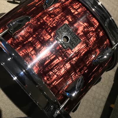 Yamaha Vintage Drum Set 'D20 Outfit' 1969 Red Pine wrap image 4