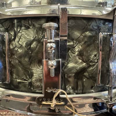 14" x 5" Ludwig (1964) Jazz Festival in Black Diamond Pearl image 3