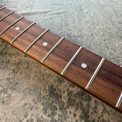 BMC Guitar 5AAAAA FLAME MAPLE Neck Strat® Stratocaster® 22 Fret Roasted With Rosewood Fingerboard Nitro Lacquer 9.5 Radius  STFRM5A #1 image 3