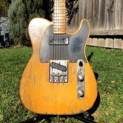 Telecaster Custom Milton PD 53 T style Aged Butterscotch image 2