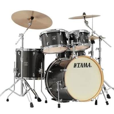 Tama Superstar Classi Maple 5-Piece Shell Pack Unicolor Wrap 20" Bass Midnight Gold Sparkle image 1