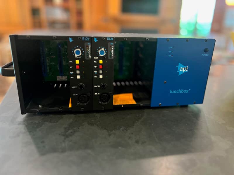 API 512c 500 Series Mic Preamp Module 2000 - Present - Black image 1