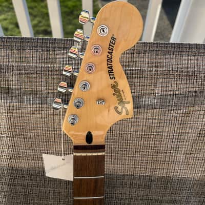 Squier Affinity Stratocaster guitar neck with neck plate new old stock 2021 - Indian Laurel image 2