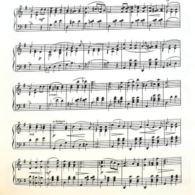 (USED BOOK) A Treasury of Waltzes for the Keyboard - Playable for Guitar - Violin - Flute image 3