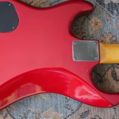 Kramer / ESP J-2000 Pacer Prototype with Kahler 1984 Red image 4
