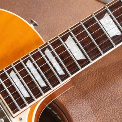 Minty! 2015 Gibson Memphis ES Les Paul Semi-Hollow Electric Guitar Figured Lemonburst + COA OSHC image 9